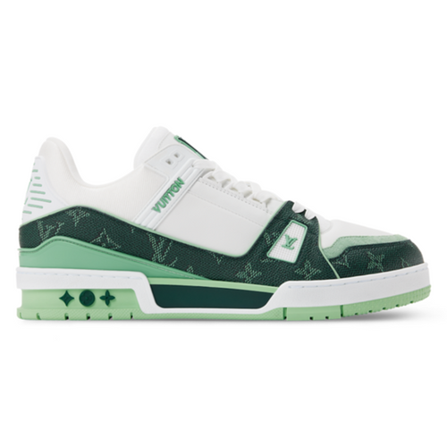 Louis Vuitton LV Trainer Sneaker ‘Denim Monogram green’