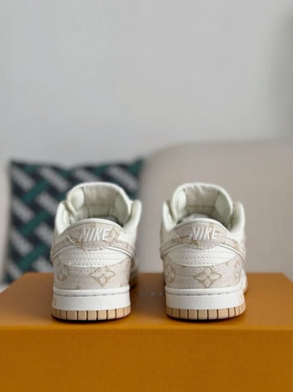 Nike Dunk Low Custom – Louis Vuitton Beige Monogram Edition